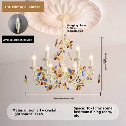 Amélie Crystal Flower Romantic European Chandelier