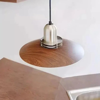Amélie Aero Linear Pendelleuchte aus Holz und Metall