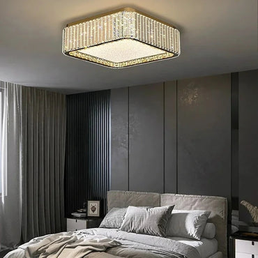 Chloé Luxuriöse Kristall-Deckenleuchte Gold LED Moderne Lampe