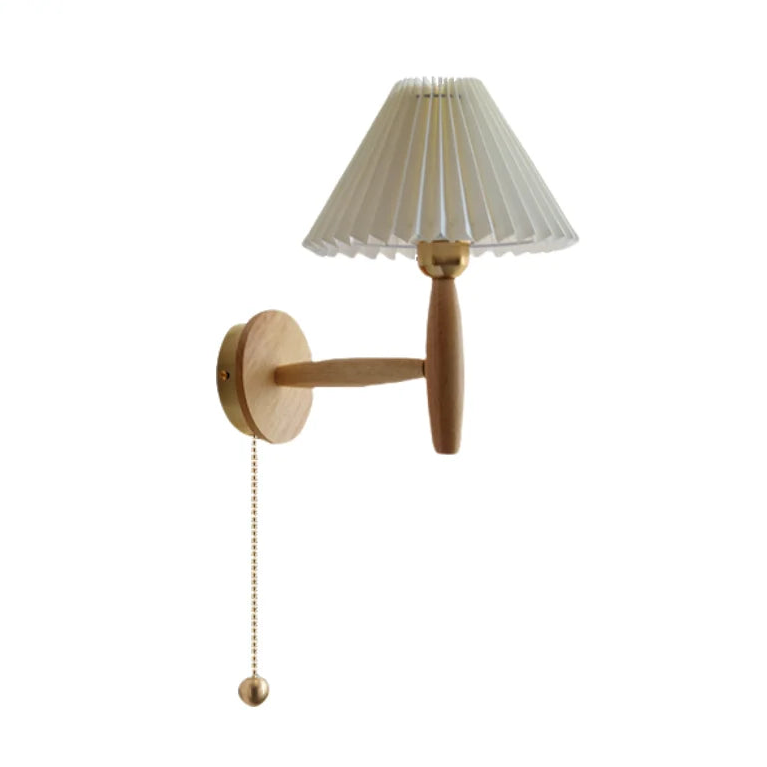 Chloé Pleated Umbrella Wall Lamp Nordic Modern