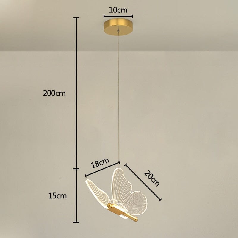 Anaïs Butterfly LED Wall Lamp with Decorative Modern Design