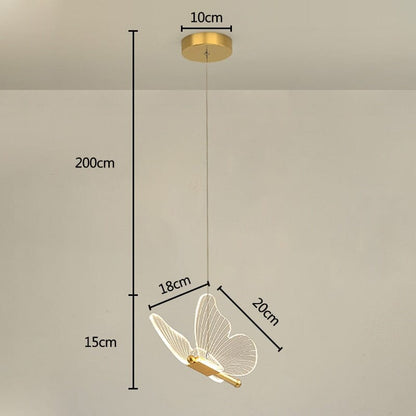 Anaïs Butterfly LED Wall Lamp with Decorative Modern Design