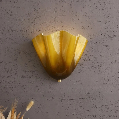 Élodie Petaline Glas-LED-Wandleuchte