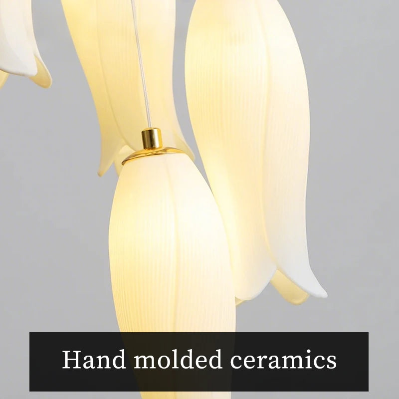 Amélie Minimalist Ceramic Staircase Pendant Light