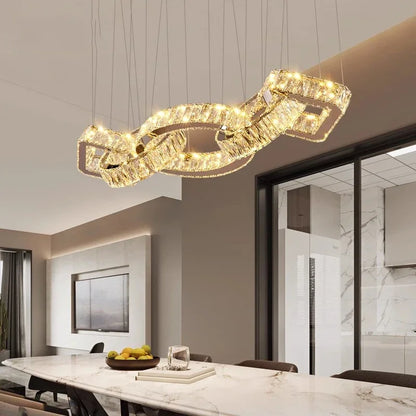 Luxuriöse Pendelleuchte für Wohnzimmer und Essbereich
