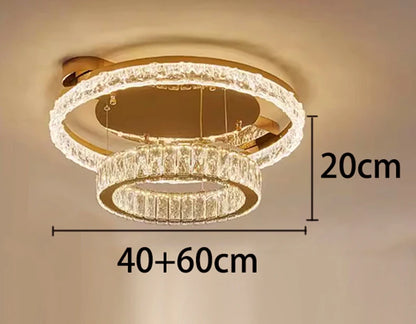 Modern LED Ceiling Light – Minimalist Acrylic Flush Mount for Bedroom & Living Room | Smart Dimmable Options