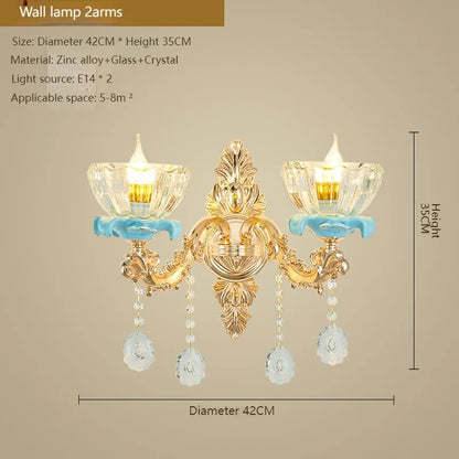 French Crystal Chandelier Light for Villa Living and Dining Room