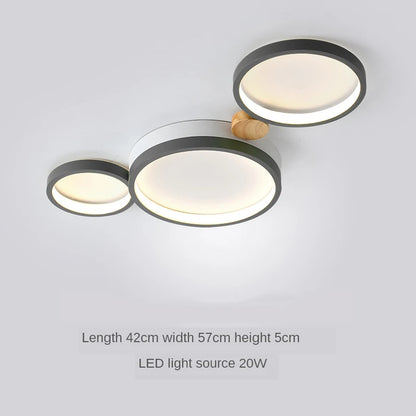 Moderne LED Deckenleuchte – Minimalistische Deckenlampe für Wohnzimmer, Schlafzimmer & Essbereich