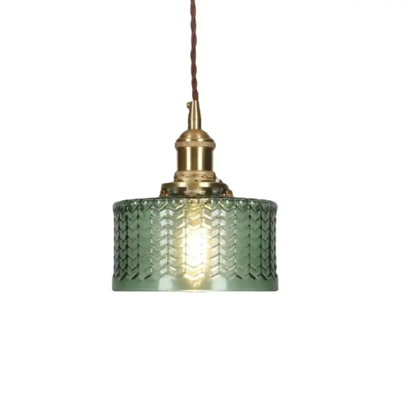 Camille Luxus Glas Pendelleuchte Schwarz & Gold
