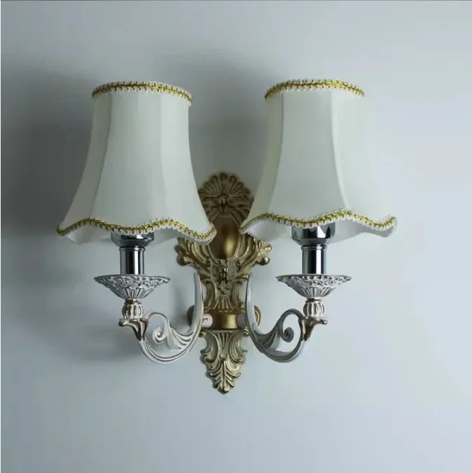 Margaux European Vintage Iron Candlestick Wall Lamp