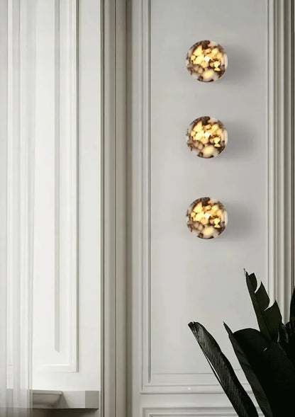 Amélie Lustra Marmor LED Wandleuchte