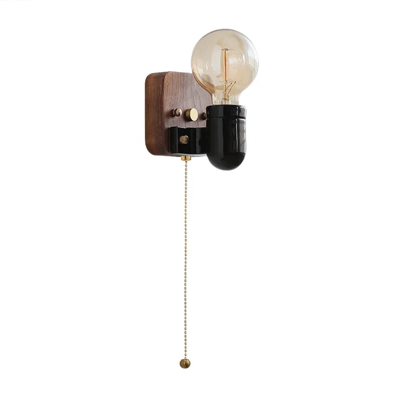 Noémie Wabi Sabi Wood Ceramic Wall Light