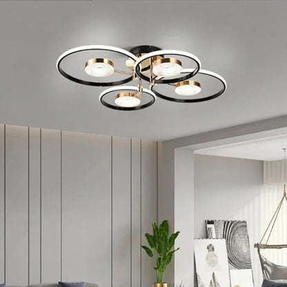 Moderne geschichtete LED-Deckenleuchte – Minimalistische Deckenleuchte für Wohn- und Esszimmer