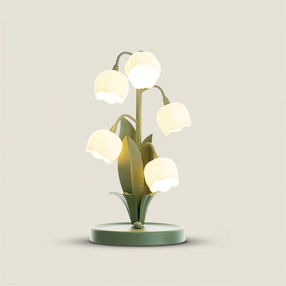 Élodie Orchideenblüten-Tischleuchte mit künstlerischem Blumendesign