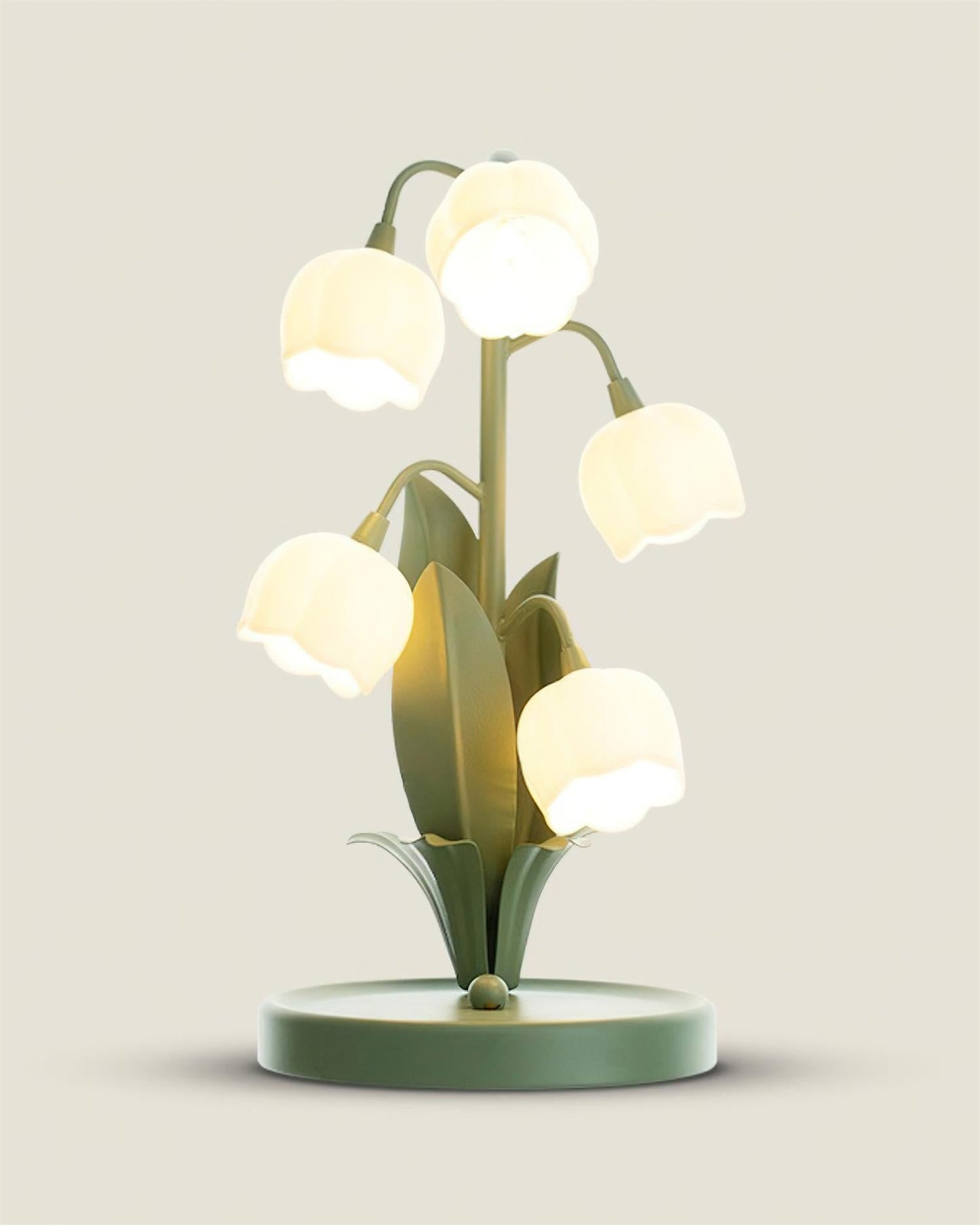 Élodie Orchideenblüten-Tischleuchte mit künstlerischem Blumendesign