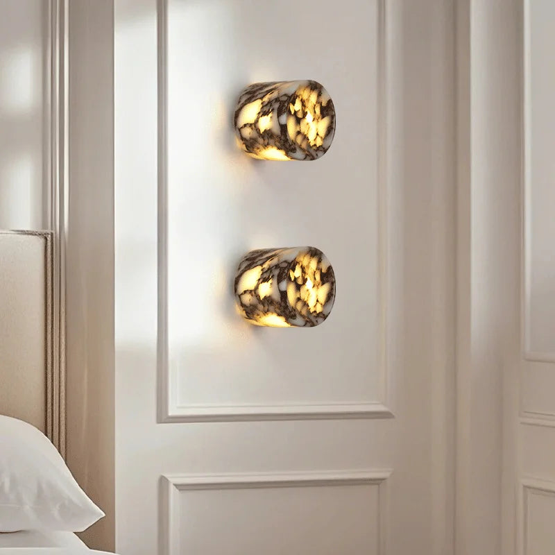 Amélie Lustra Marmor LED Wandleuchte