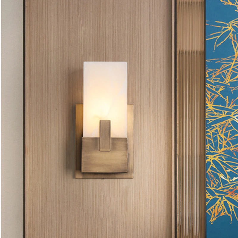 Madeleine Marmor Wandleuchte Minimalistische Nachttischlampe