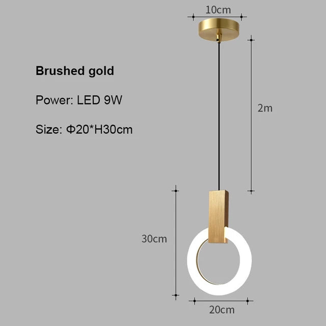 Isabelle Circular Halo Pendant