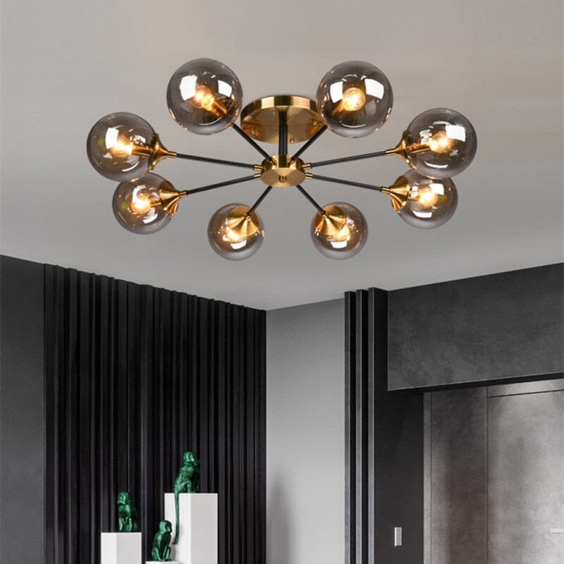 Élise Molecular Glass Ball Chandelier