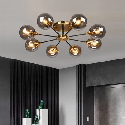Élise Molecular Glass Ball Chandelier
