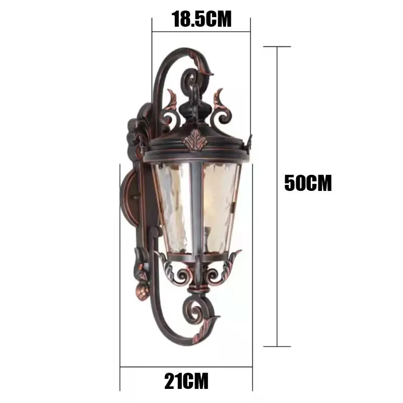 Élise Waterproof Outdoor Wall Lamp Courtyard Gate Light