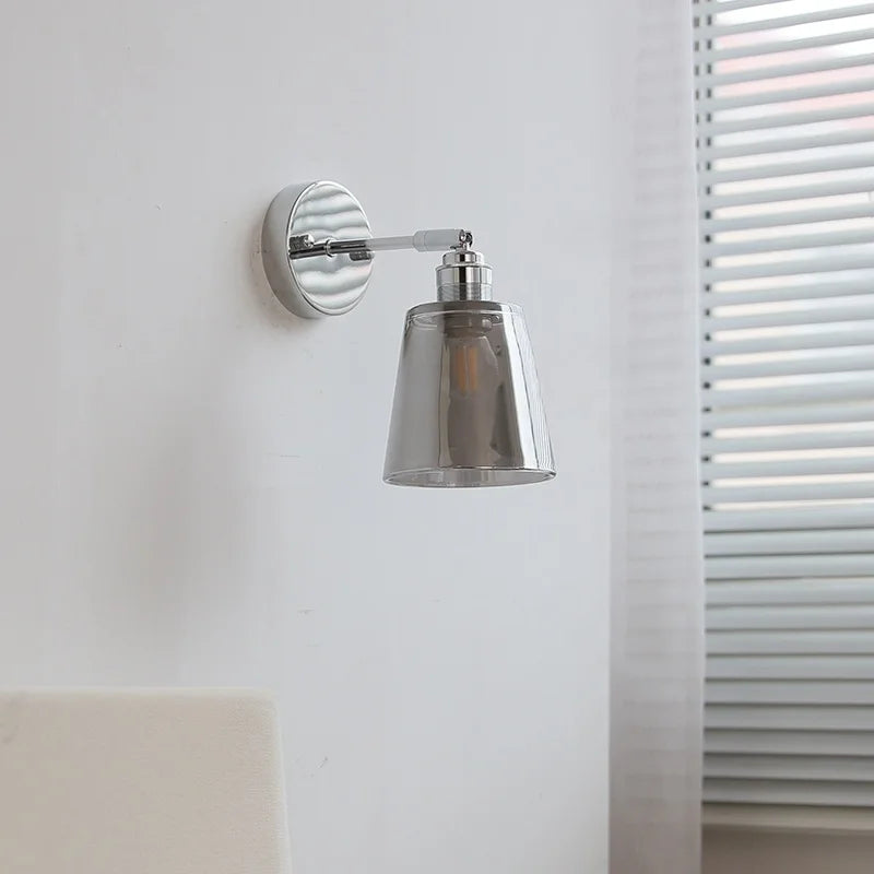 Camille Moderne Glas Eisen LED Wandleuchte Drehbares Design