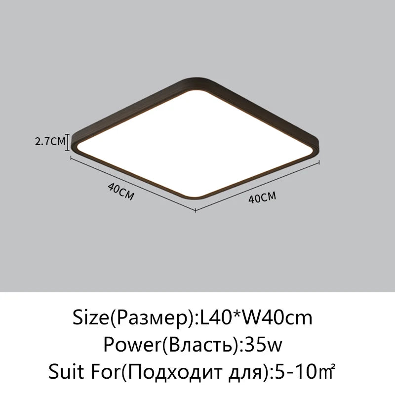 Juliette Ultradünne LED-Deckenleuchte mit Fernbedienung Modern