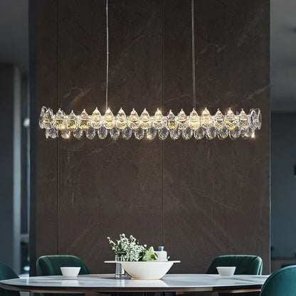 Geneviève Crystal Halo LED Pendelleuchte