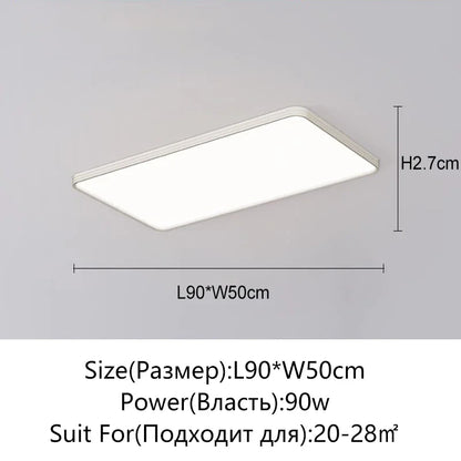 Juliette Ultradünne LED-Deckenleuchte mit Fernbedienung Modern