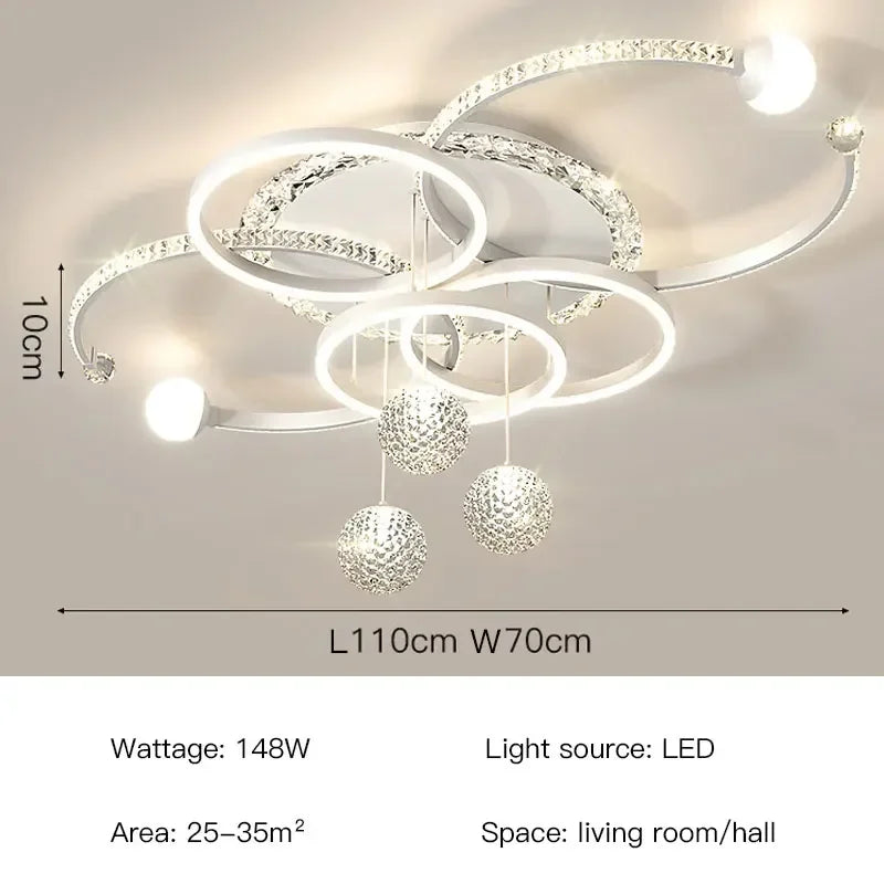Océane moderne luxuriöse LED-Deckenhängeleuchte