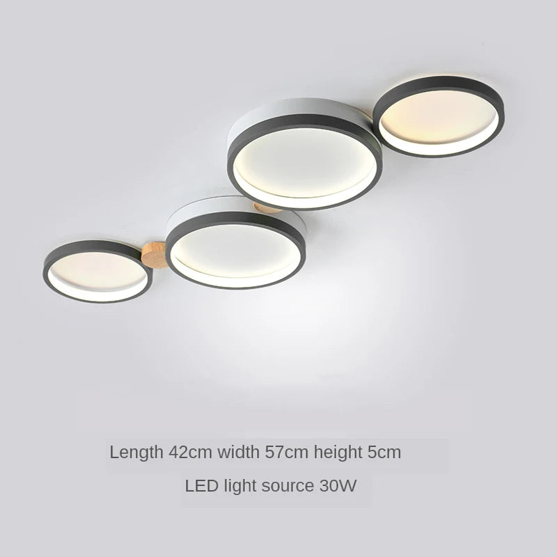 Moderne LED Deckenleuchte – Minimalistische Deckenlampe für Wohnzimmer, Schlafzimmer & Essbereich