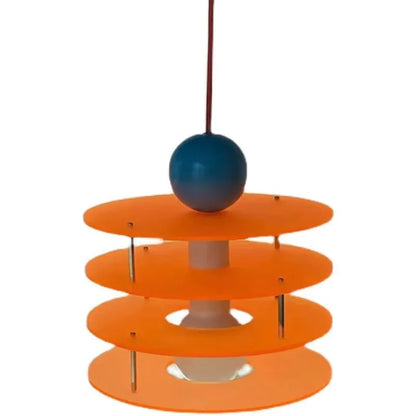 Léa geometrischer Acryl-Scheiben-Anhänger