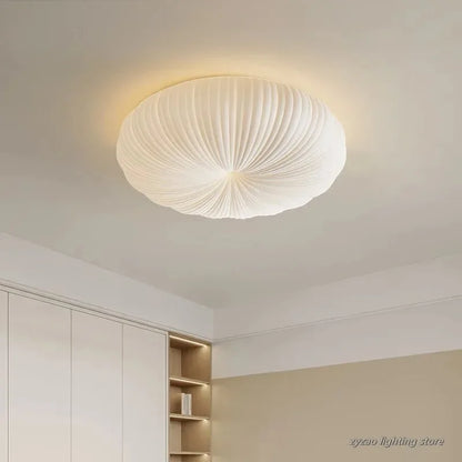 Élodie Nordic Cream Pumpkin Ceiling Light