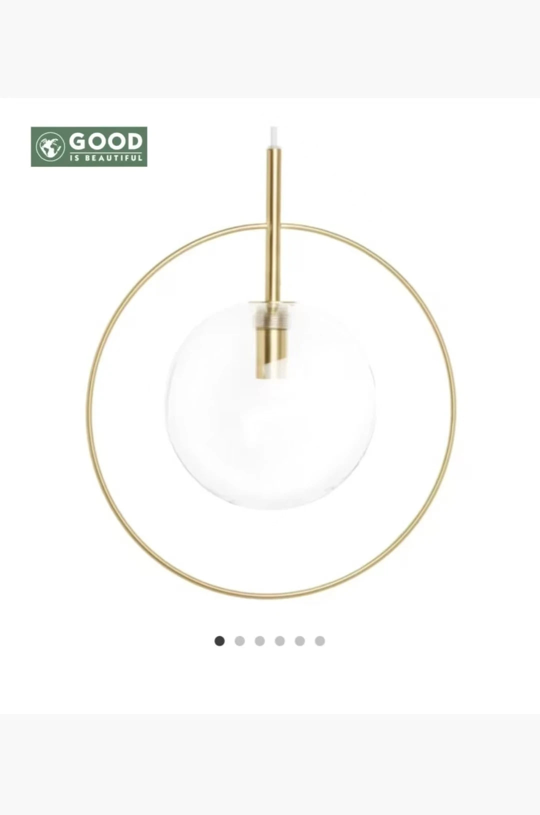 Éliane Nordic Flower Glass Iron Ceiling Light Retro Gold Fixture