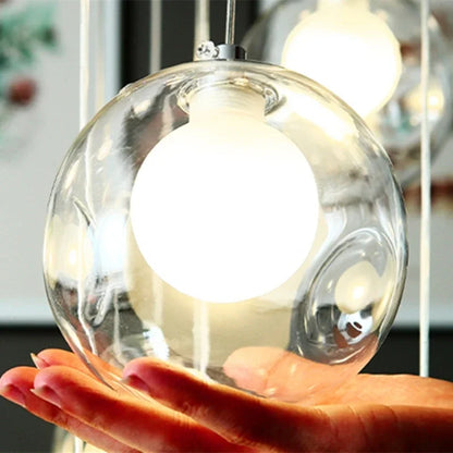 Aurélie Nordic Double Glas LED Deckenleuchter