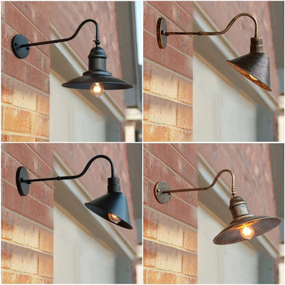 Sophie Industrielle verstellbare Außenwandleuchte E27 Vintage Wandlampe