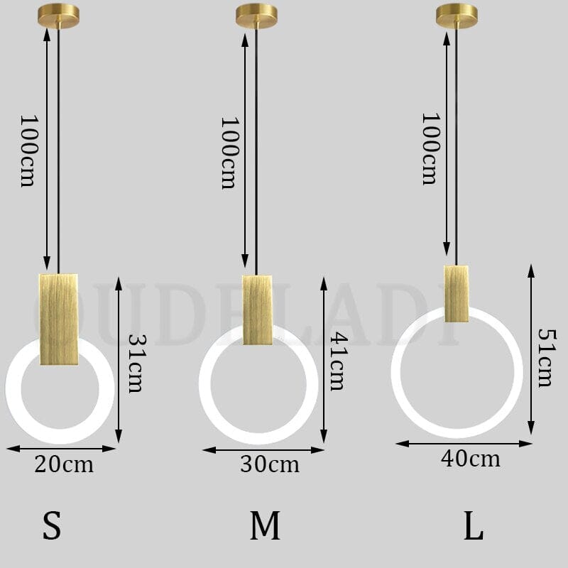 Isabelle Circular Halo Pendant