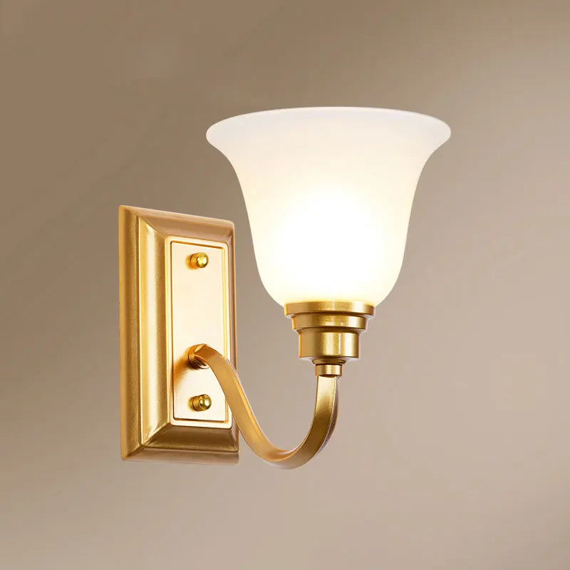 Sophie Landhaus Glas Wandlampe E27 Einflammige Flurlampe
