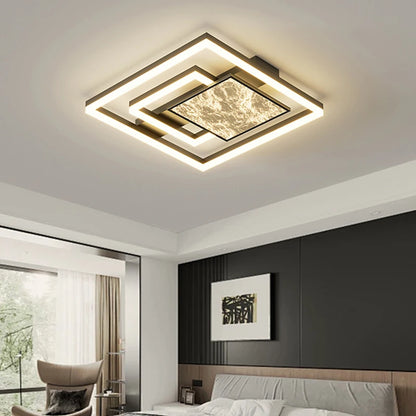 Nordic LED-Deckenleuchte – Minimalistische dimmbare Deckenleuchte für Wohn- und Schlafzimmer
