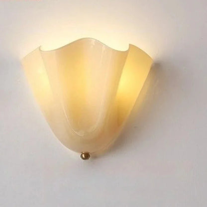 Élodie Petaline Glas-LED-Wandleuchte