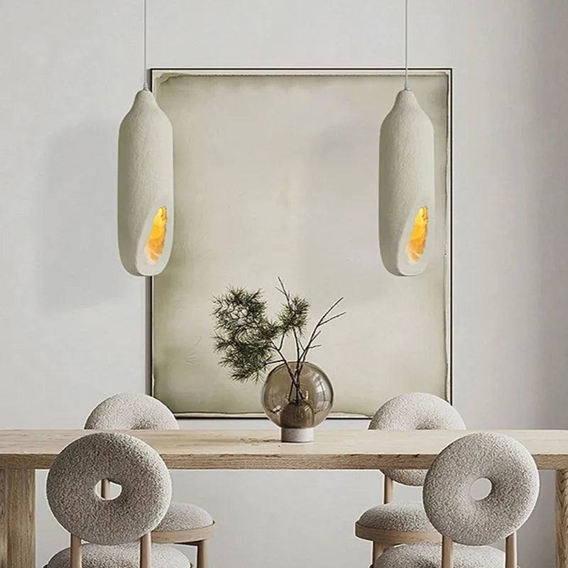 Amélie Wabi Sabi Zement Pendelleuchte Minimalistische Hängelampe