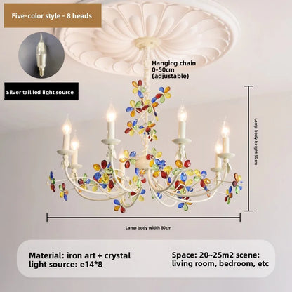 Amélie Crystal Flower Romantic European Chandelier