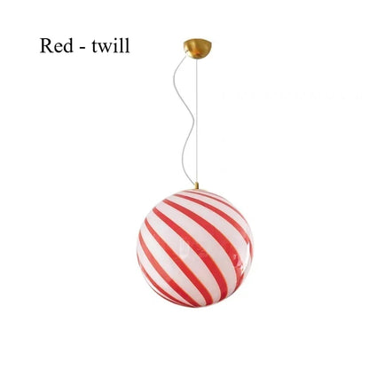 Élise Modern Lollipop Glaskugel LED-Pendelleuchte Kinderzimmerleuchte
