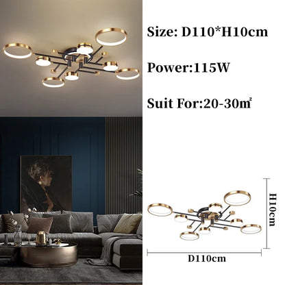 Valérie Moderne LED-Pendelleuchte/Kronleuchter