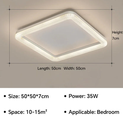 Camille Modern LED Gold Ceiling Lamp Living Room Bedroom Light