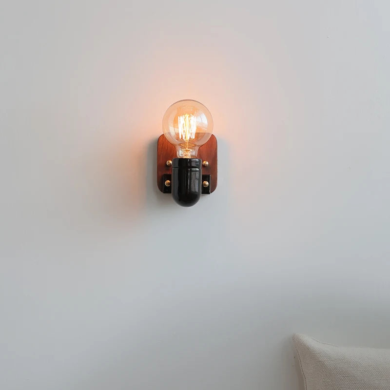 Noémie Wabi Sabi Wood Ceramic Wall Light