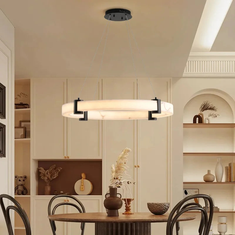 Éliane Aura Marmorring LED Pendelleuchte