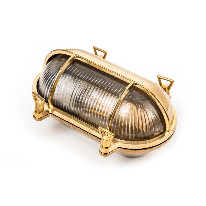 Adélaïde Outdoor-Glaswandleuchte IP44 Vintage