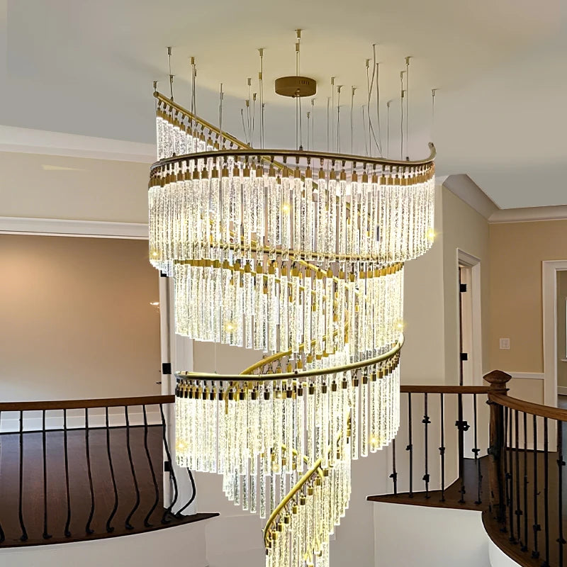 Luxuriöser Hallen-Pendelleuchter für Villa und Hotellobby