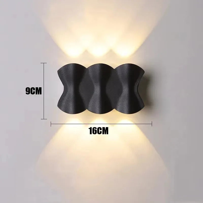Colette Outdoor Up Down Wall Light Waterproof LED Fixture